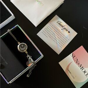 Moon Silver Wearable smart bracelet